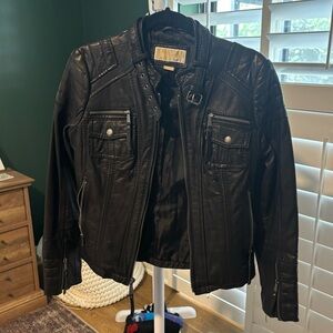 Michael Kors Black Leather Jacket